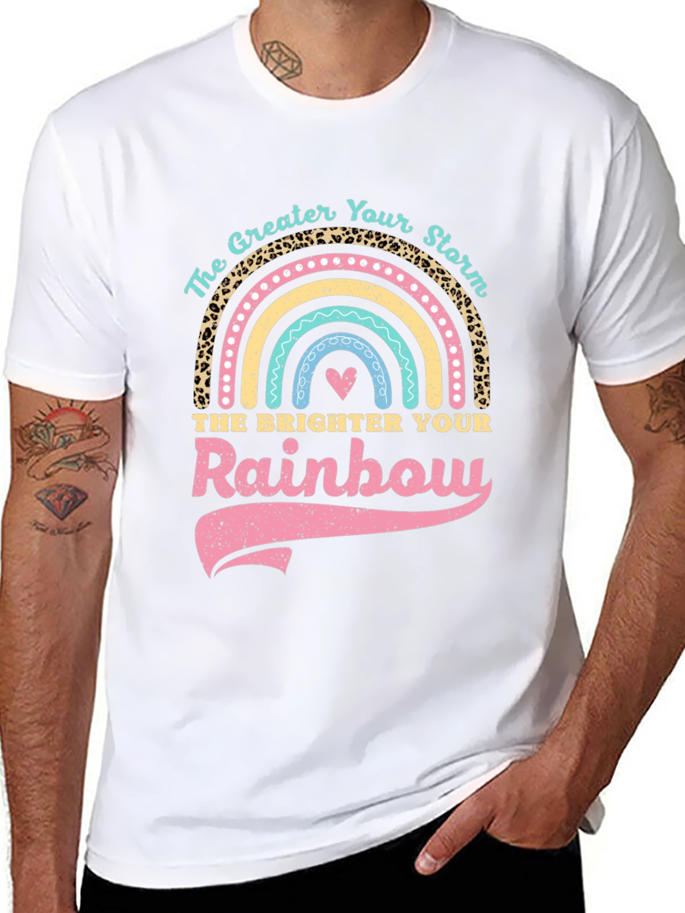 The Brighter Rainbow Graphic Tee