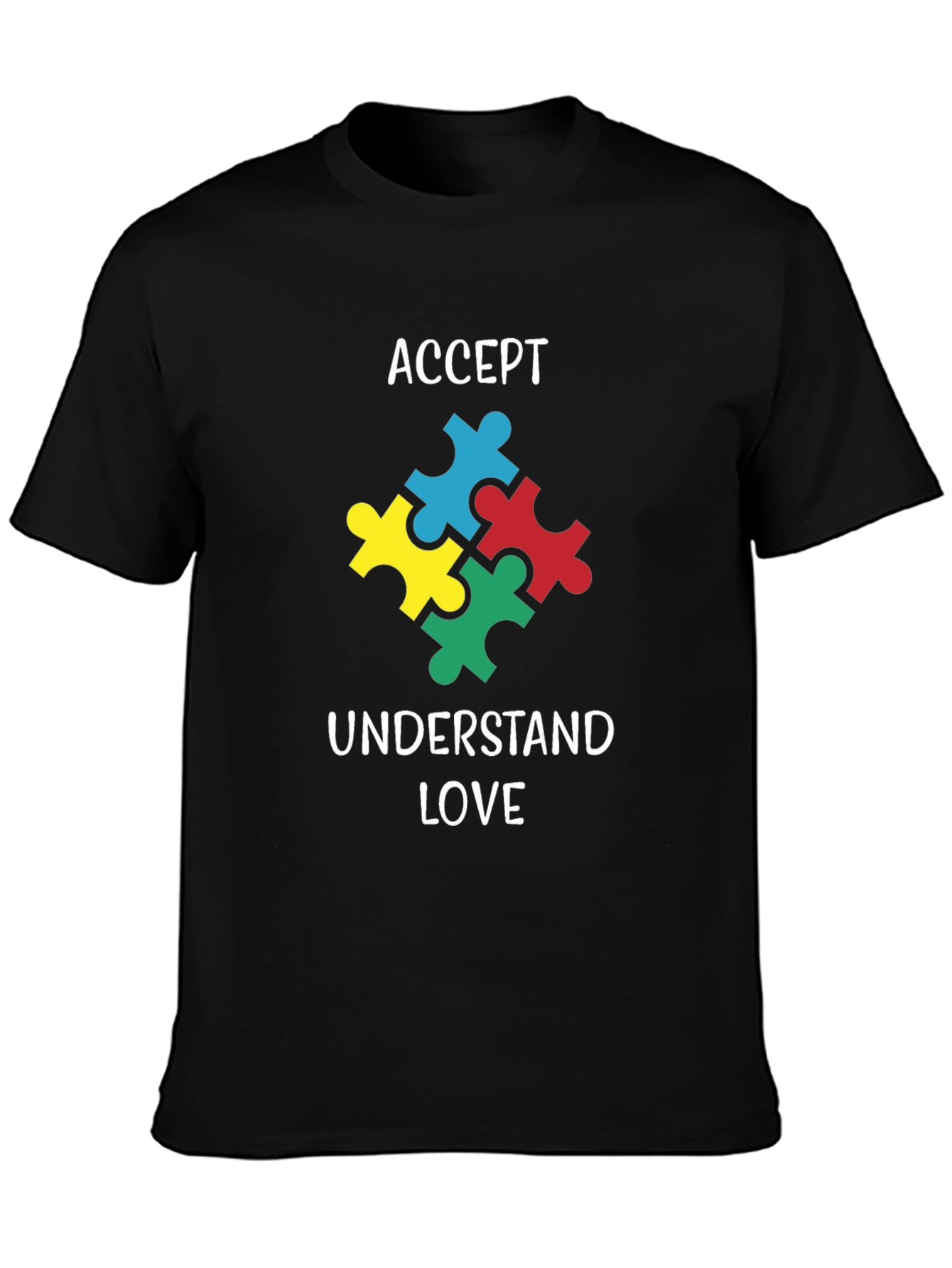 Autism Awareness T-Shirt: Accept Understand Love