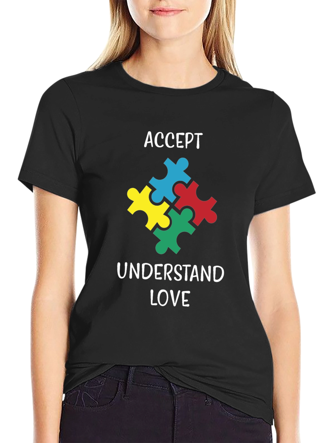 Autism Awareness T-Shirt: Accept Understand Love