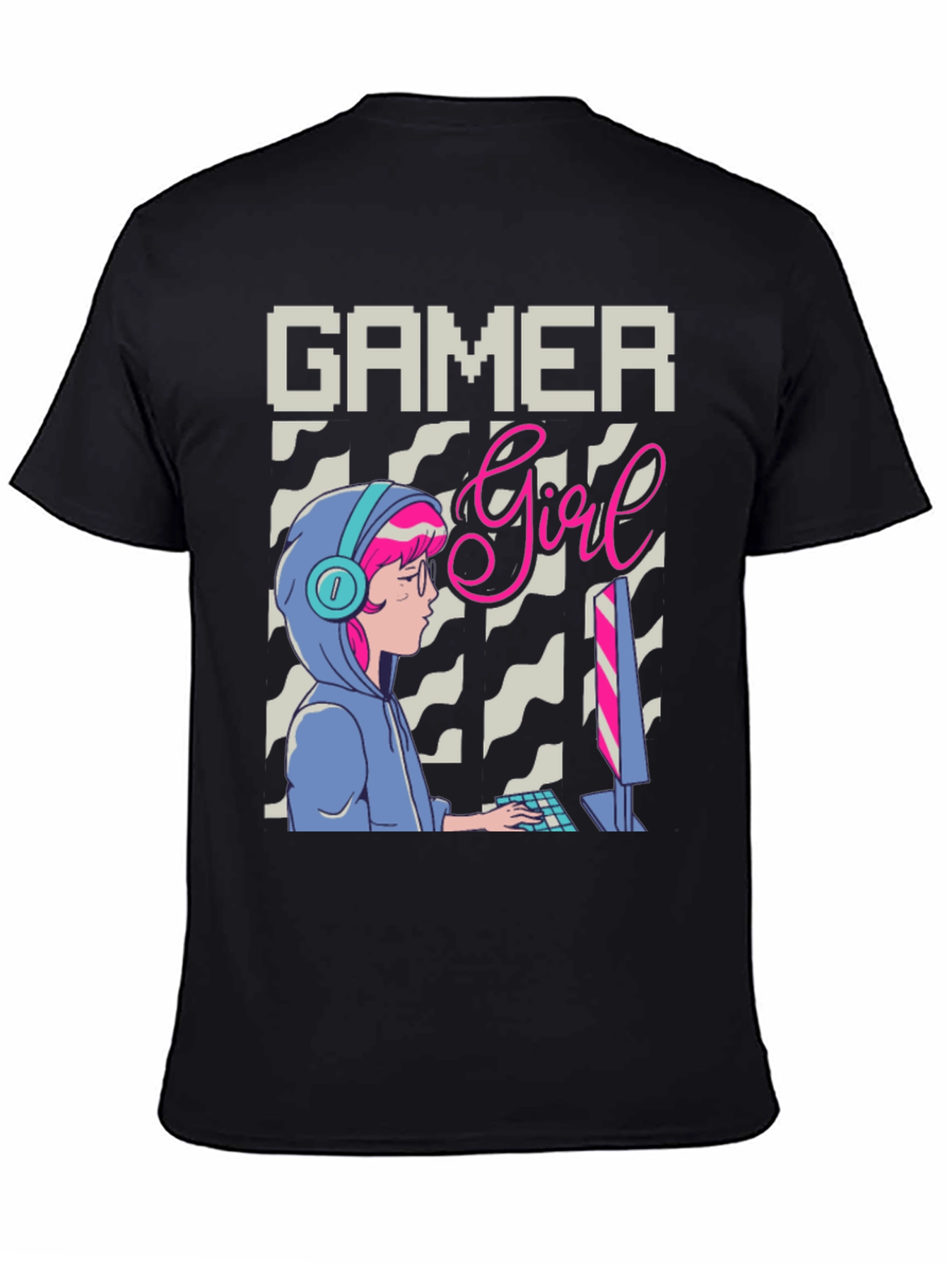 Gamer Girl Graphic Tee - Stylish Gaming Apparel