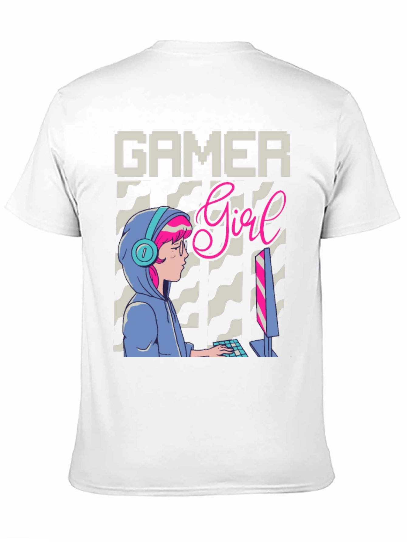 Gamer Girl Graphic Tee - Stylish Gaming Apparel