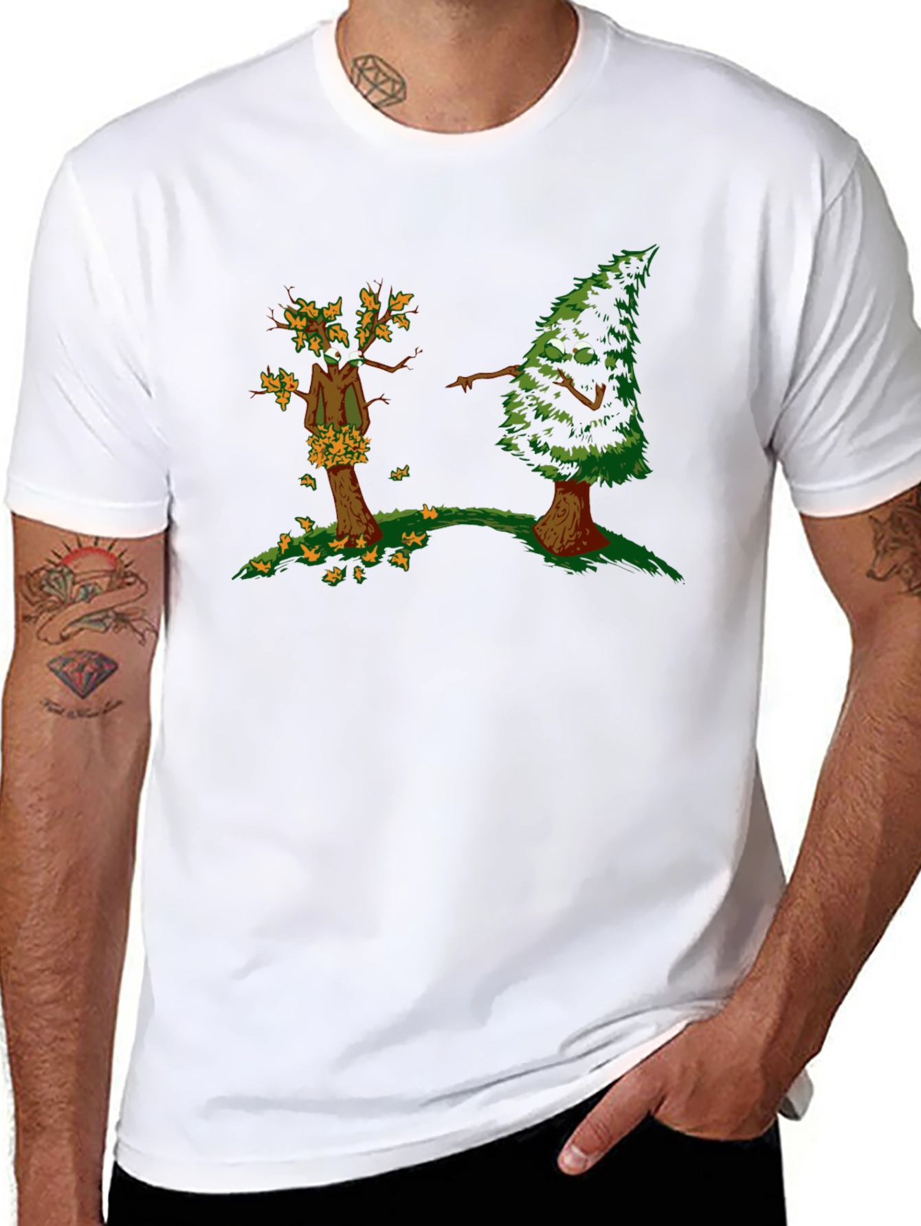 Funny Tree Pun T-Shirt - Seasons Humor Tee