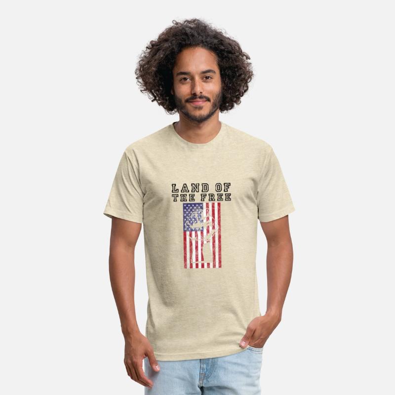 4th of July Patriotic American Flag Fist Land Of