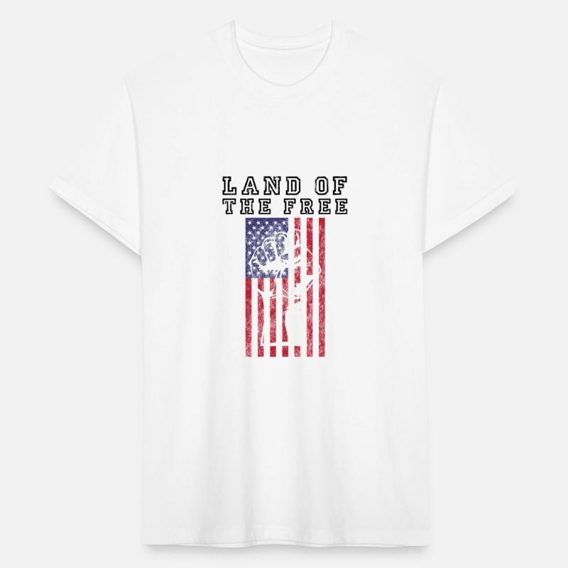 4th of July Patriotic American Flag Fist Land Of