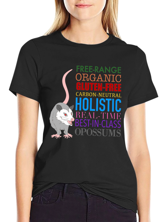 Funny Opossum T-Shirt - Holistic & Organic