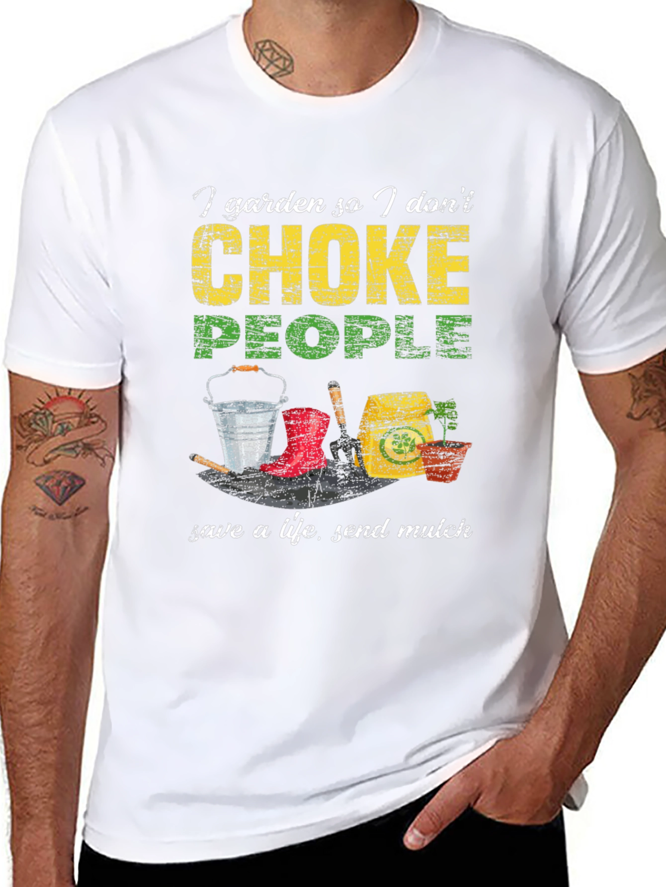 Garden Dont Choke People T-Shirt