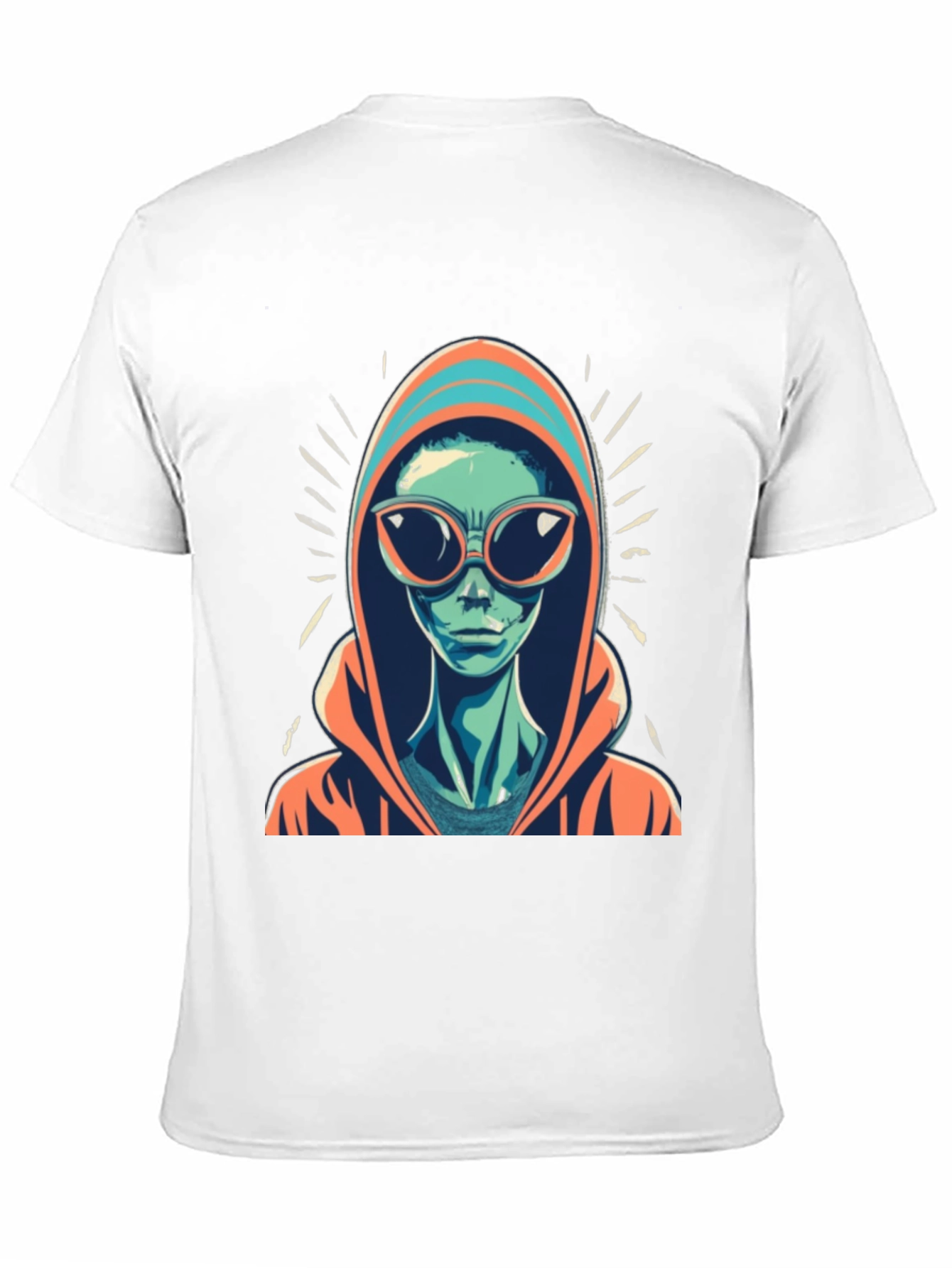 Alien Hoodie T-Shirt - Cool Graphic Tee