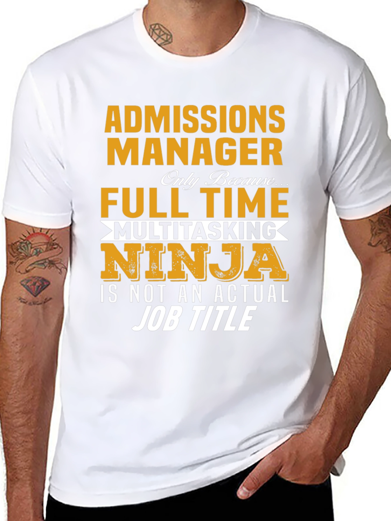 Admissions Manager Multitasking Ninja T-Shirt