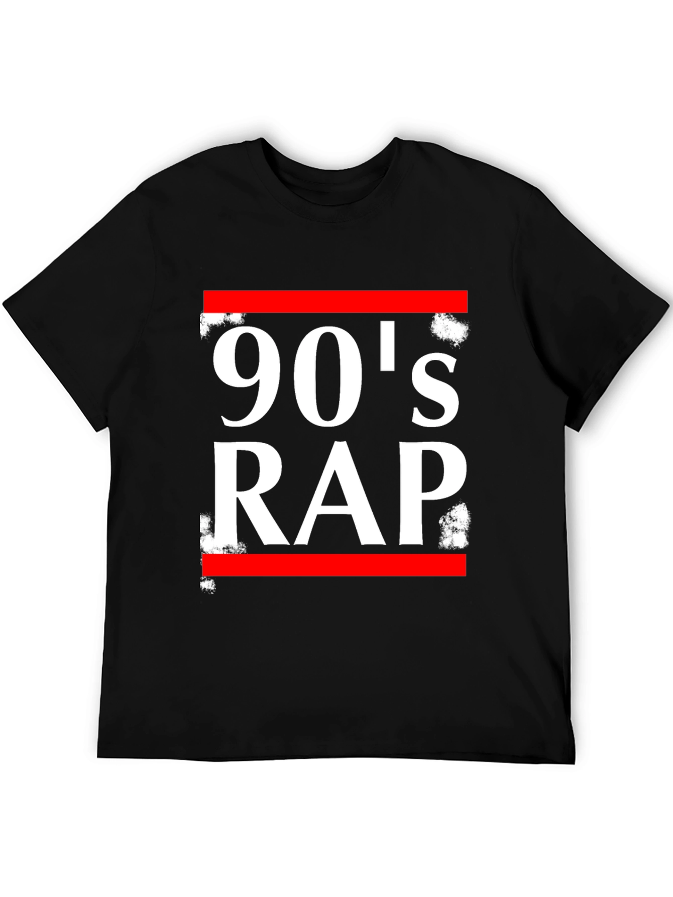 90s Rap Graphic T-Shirt - Black