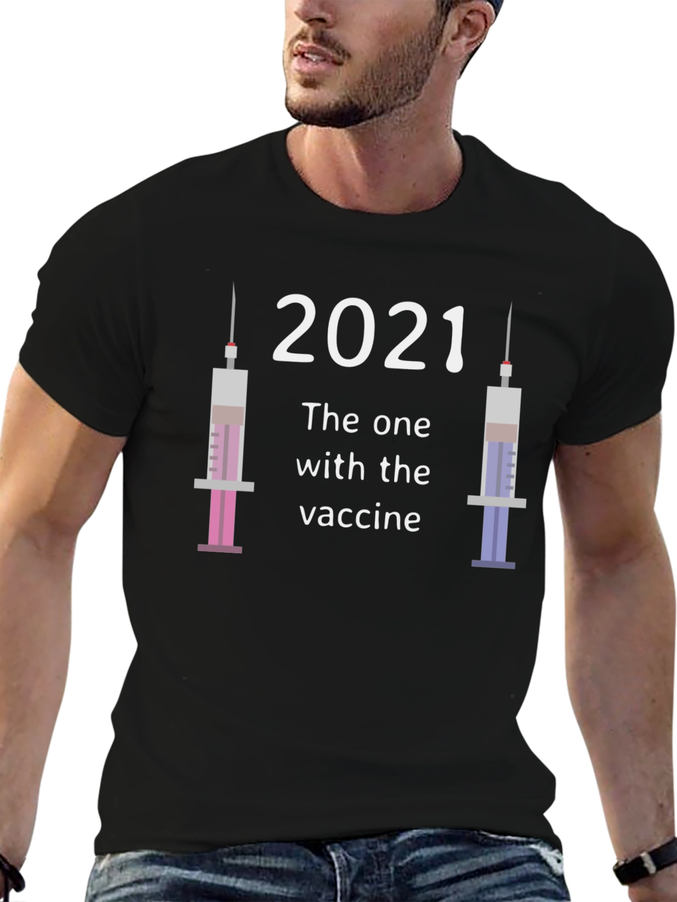 2021 Vaccine T-Shirt - The One With The Vaccine