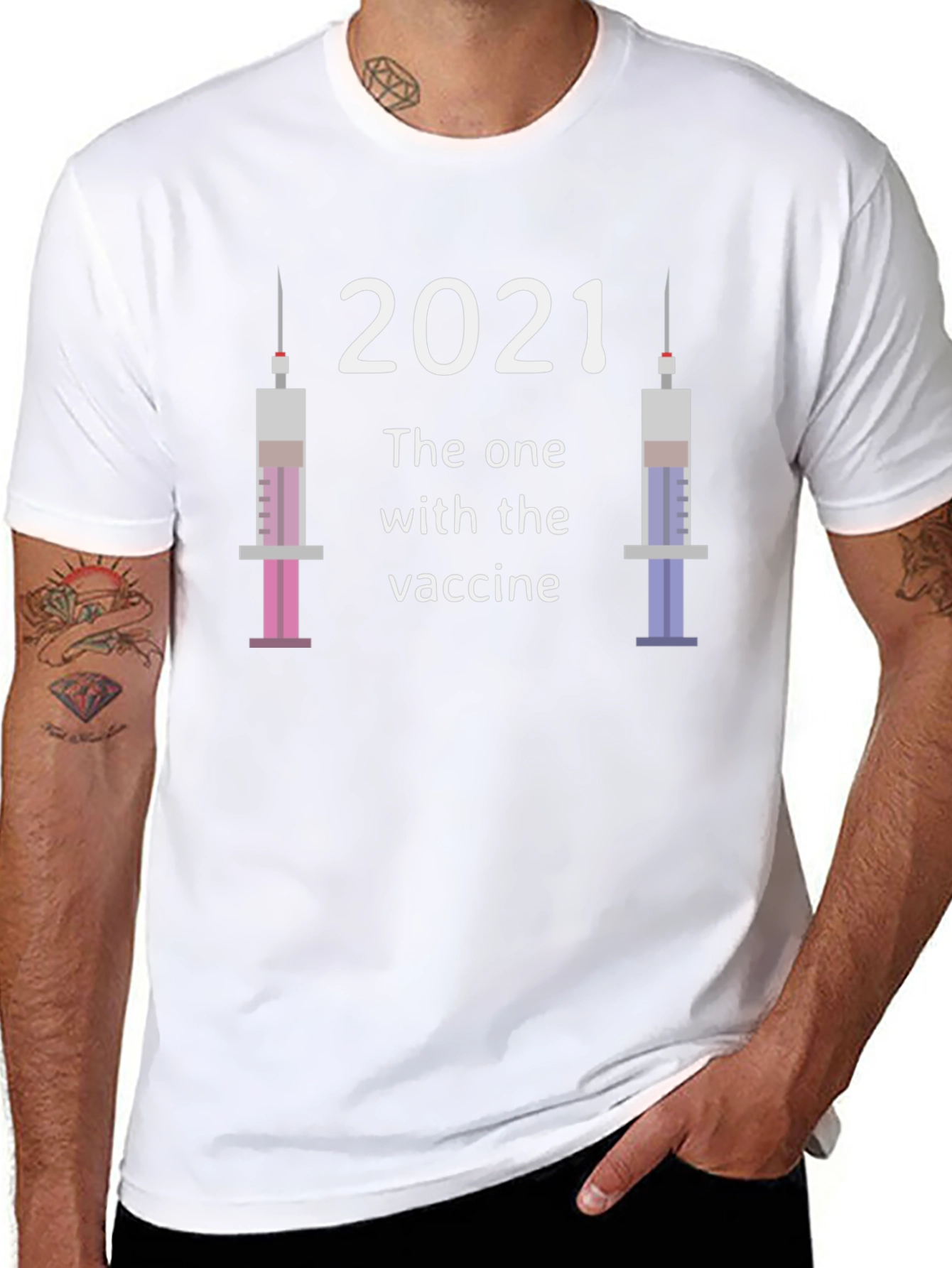 2021 Vaccine T-Shirt - The One With The Vaccine