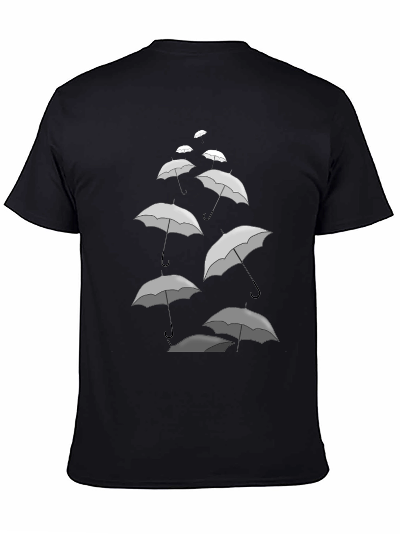 Umbrella Cascade Graphic Tee - Stylish Comfort