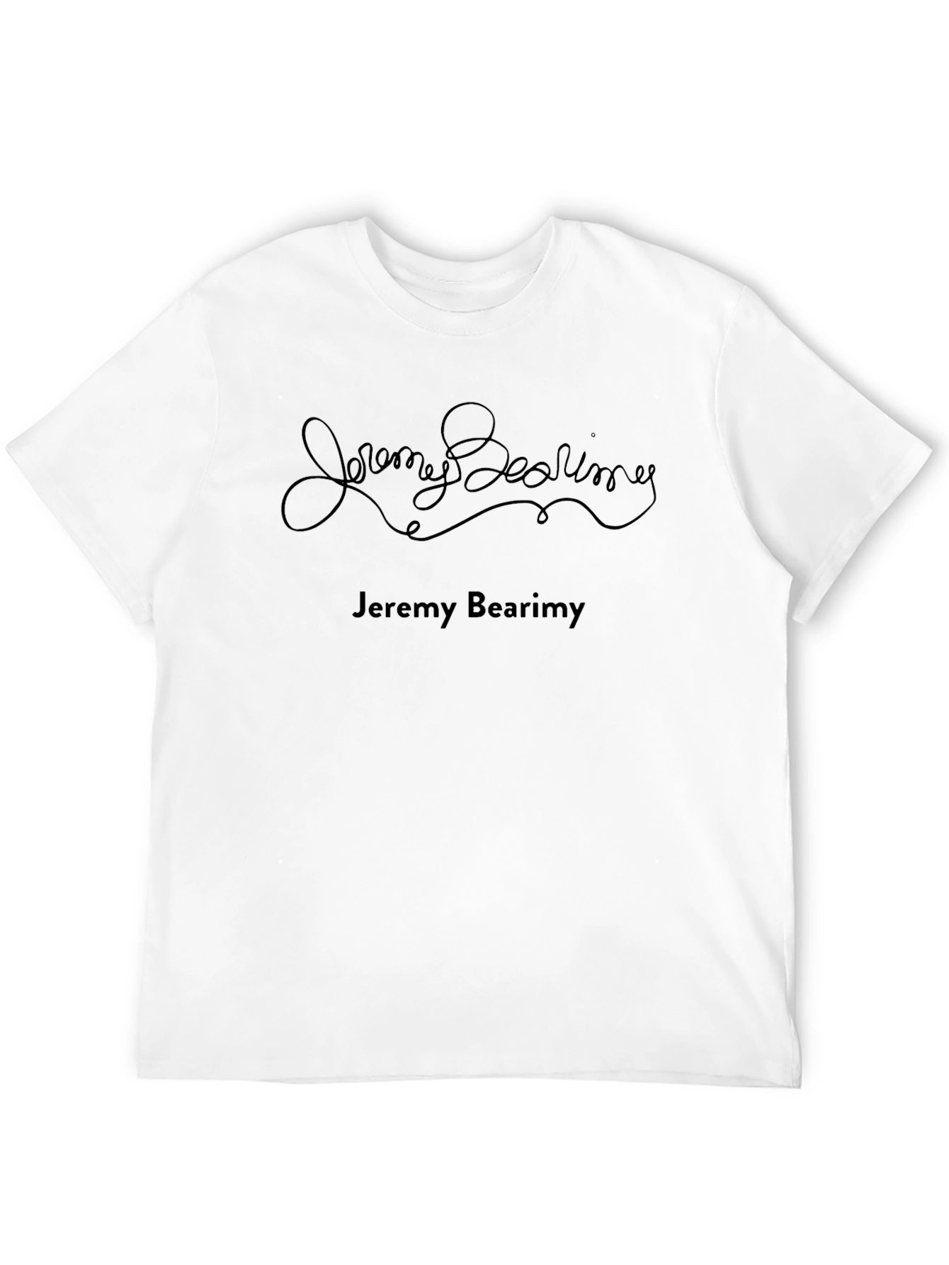 Jeremy Bearimy Black Graphic Tee