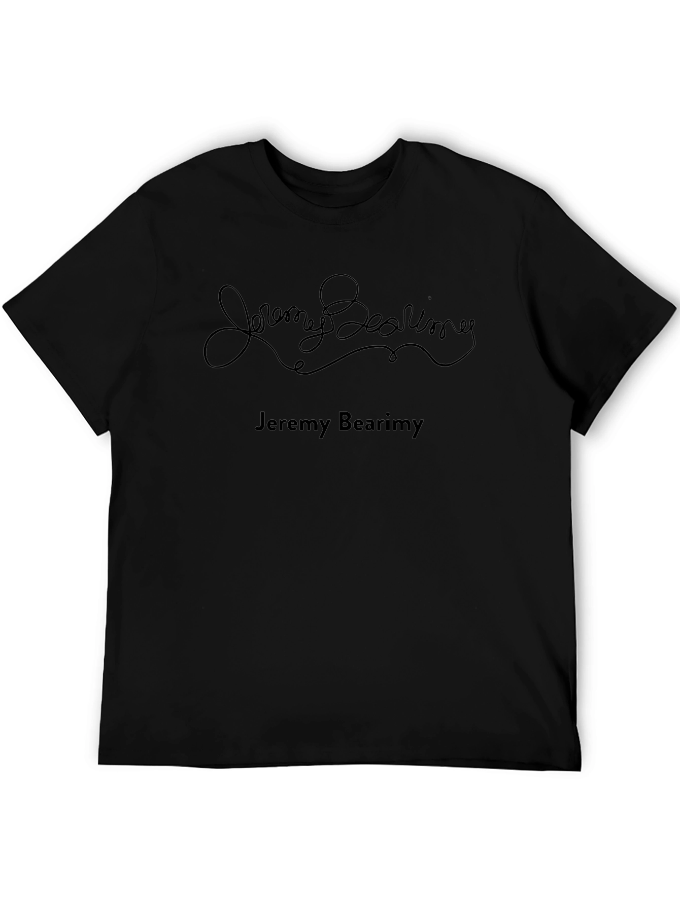 Jeremy Bearimy Black Graphic Tee