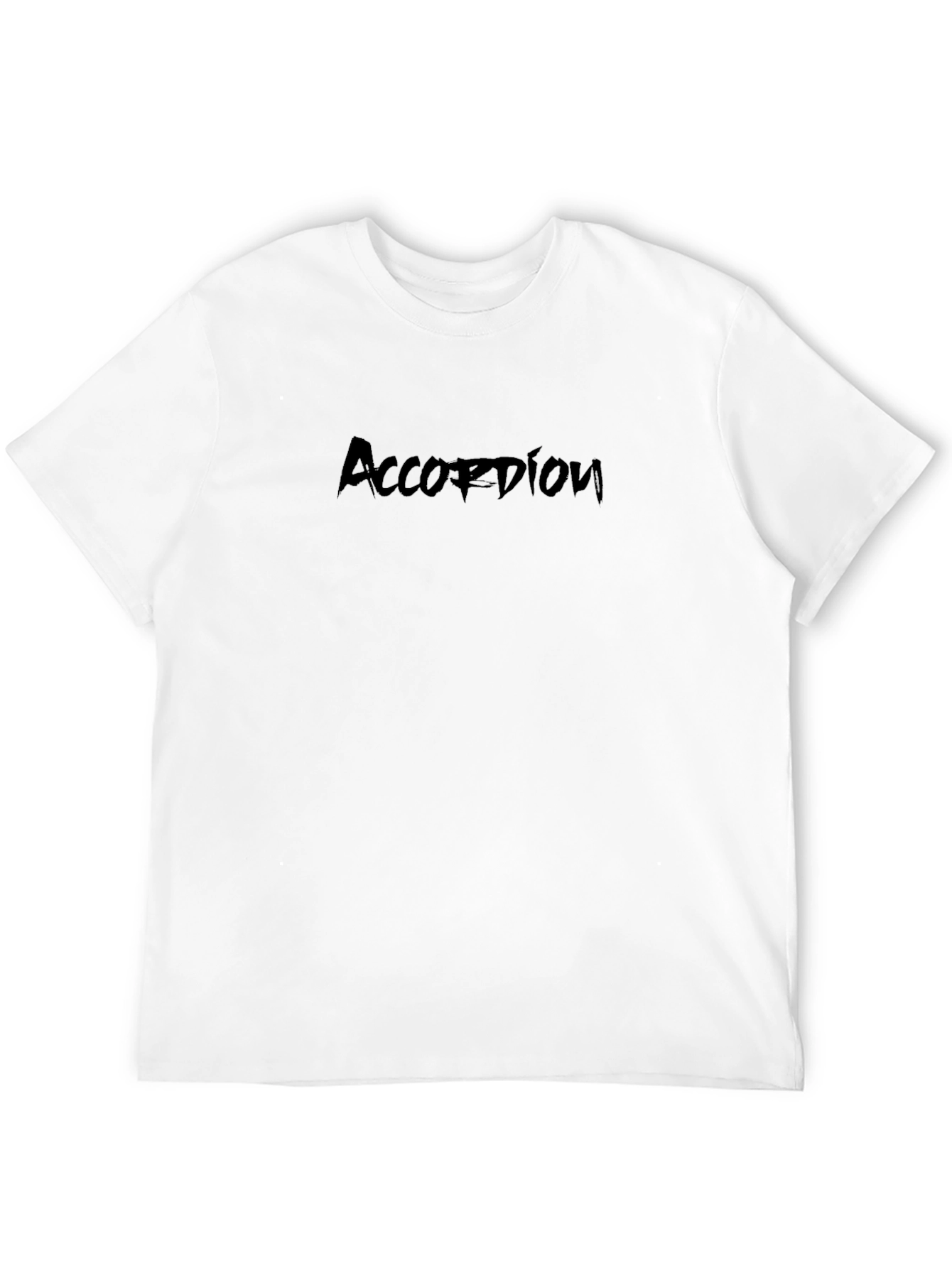 Accordion T-Shirt - Black Graphic Tee