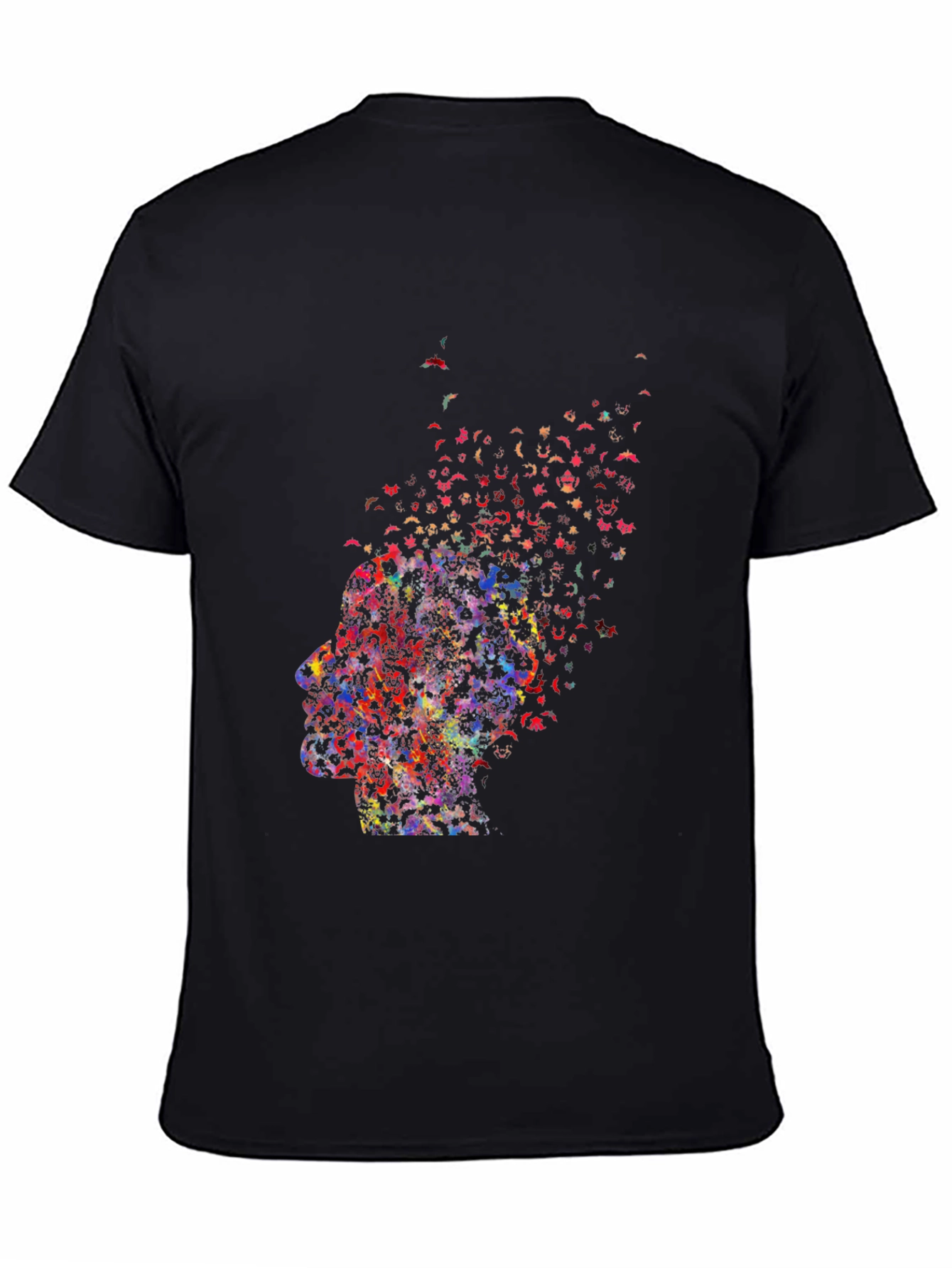 Abstract Butterfly Mind T-Shirt - Black