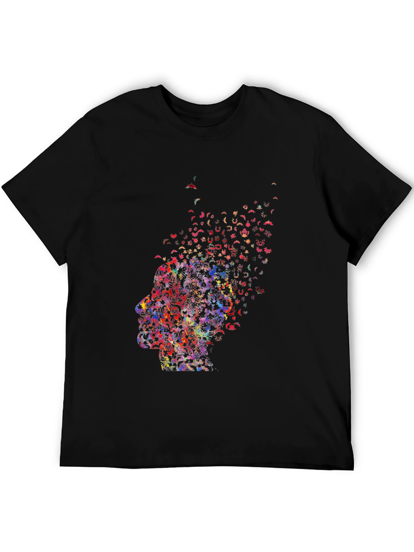 Abstract Butterfly Mind T-Shirt - Black