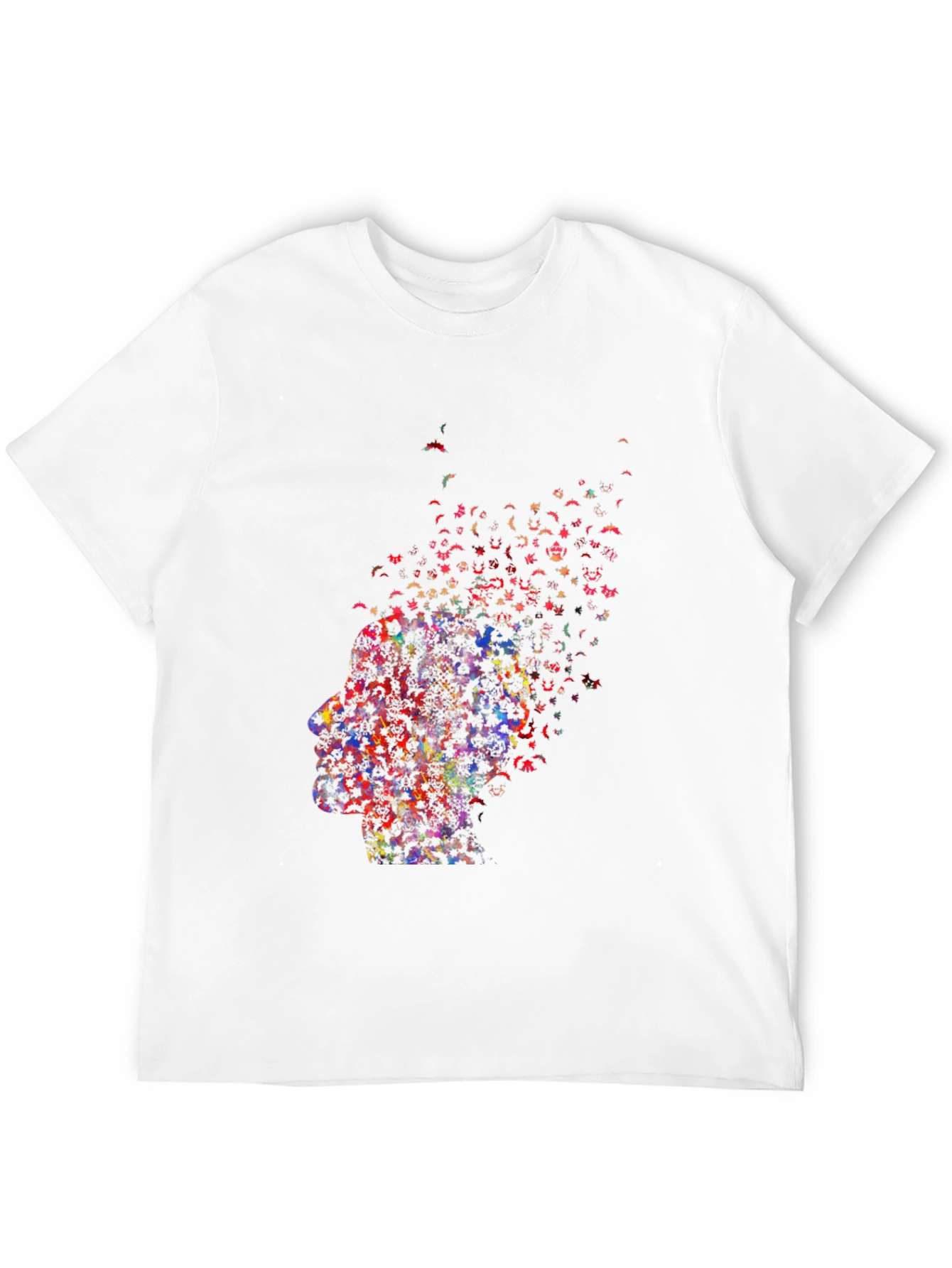 Abstract Butterfly Mind T-Shirt - Black