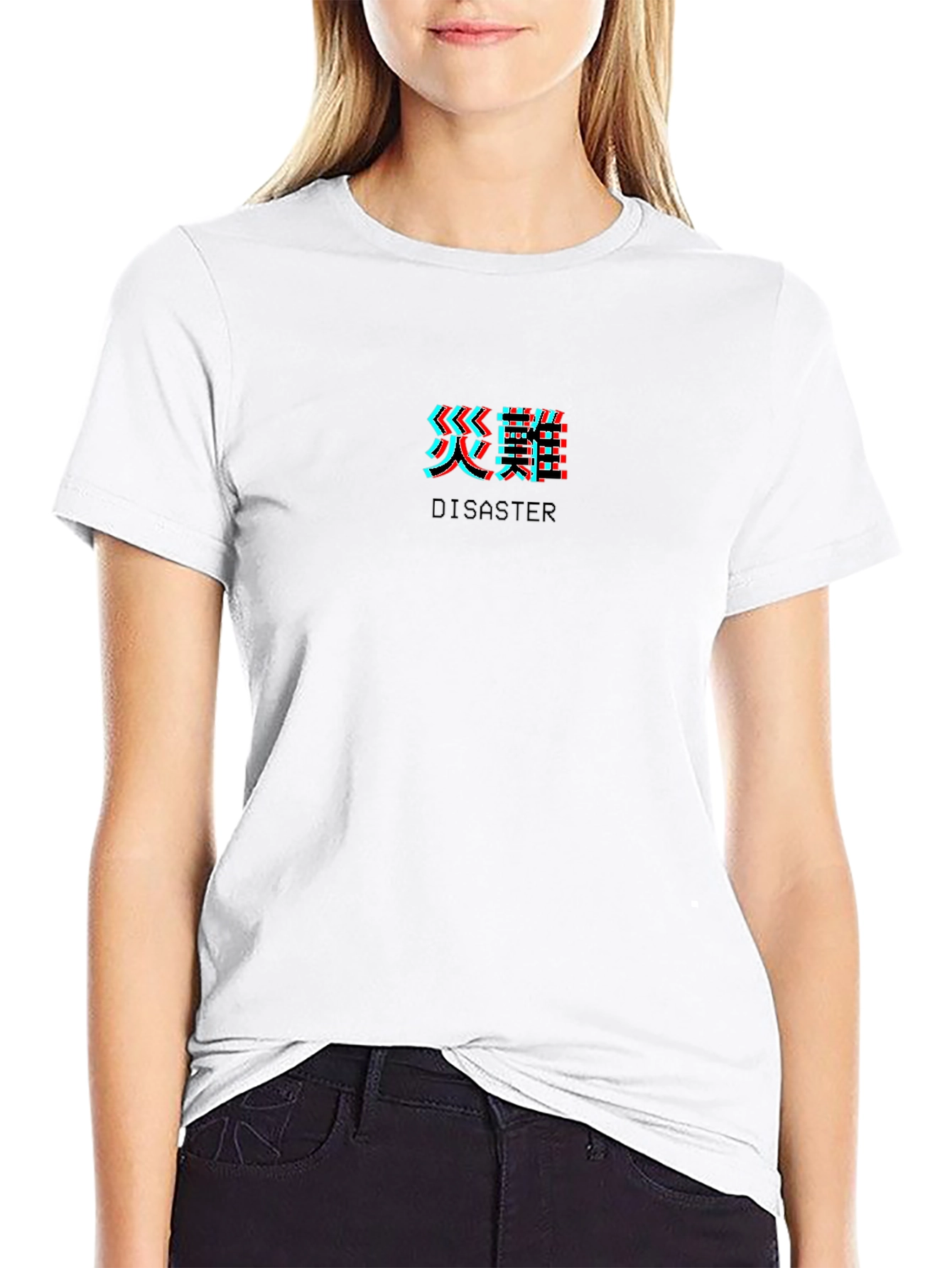 Glitch Disaster Graphic T-Shirt