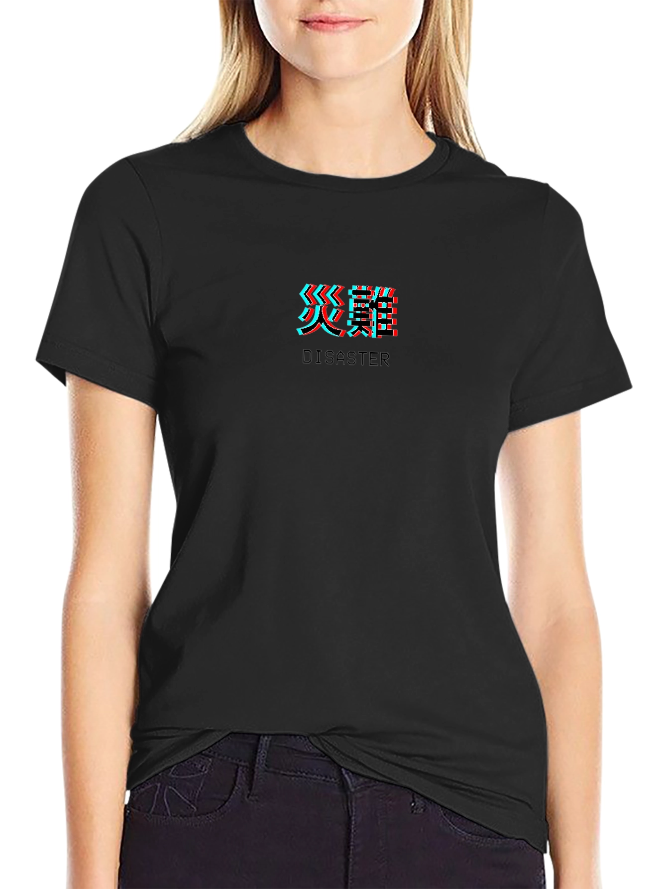 Glitch Disaster Graphic T-Shirt