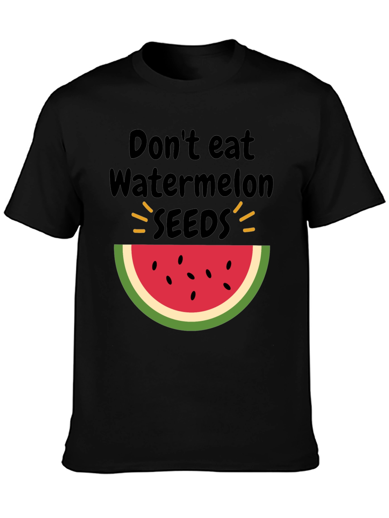 Funny Watermelon Seeds Graphic Tee