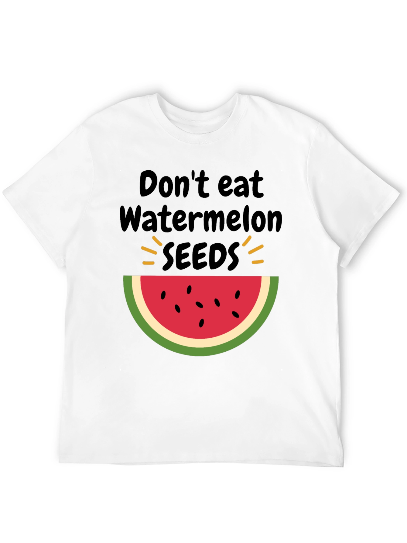 Funny Watermelon Seeds Graphic Tee