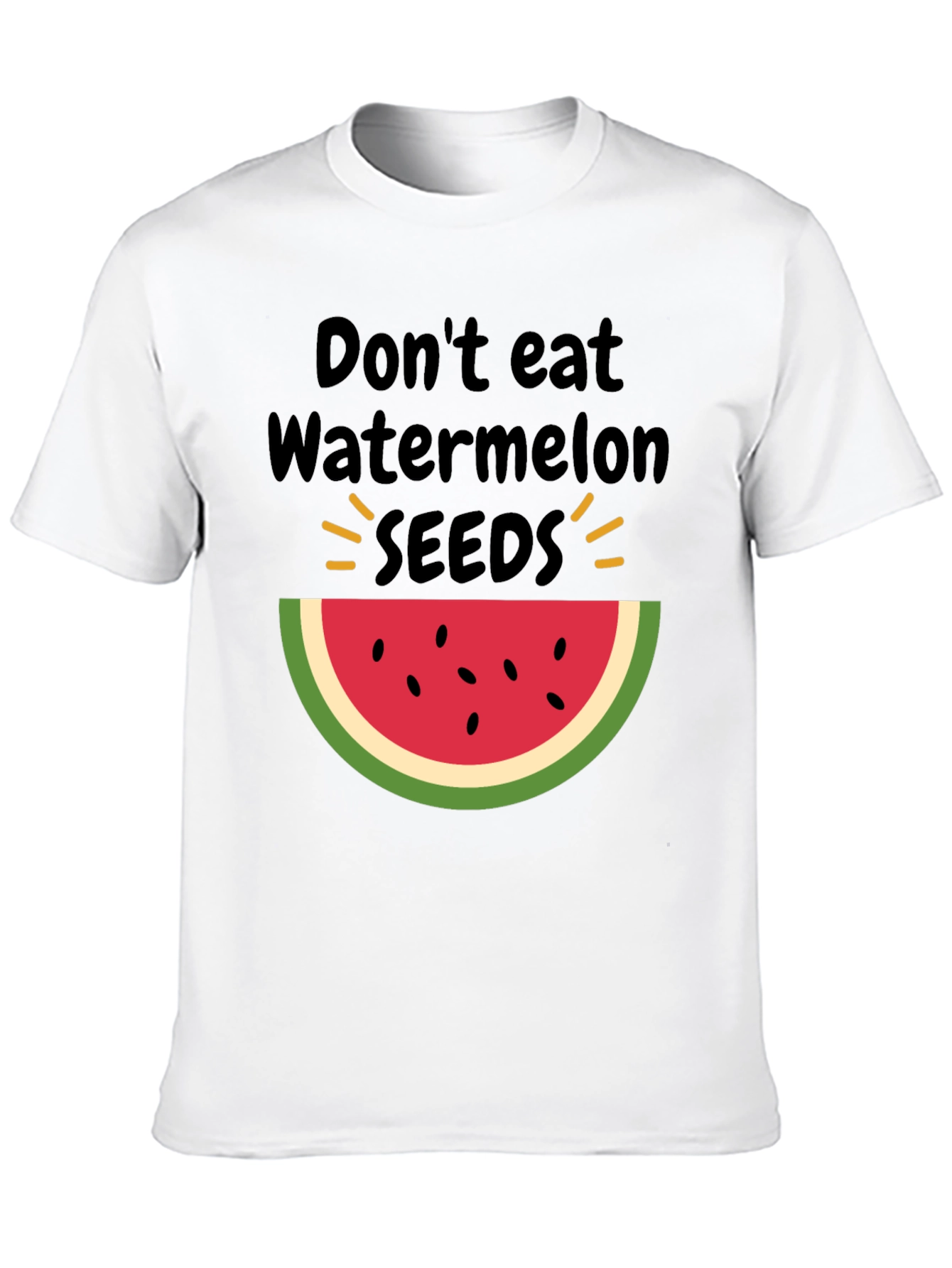 Funny Watermelon Seeds Graphic Tee