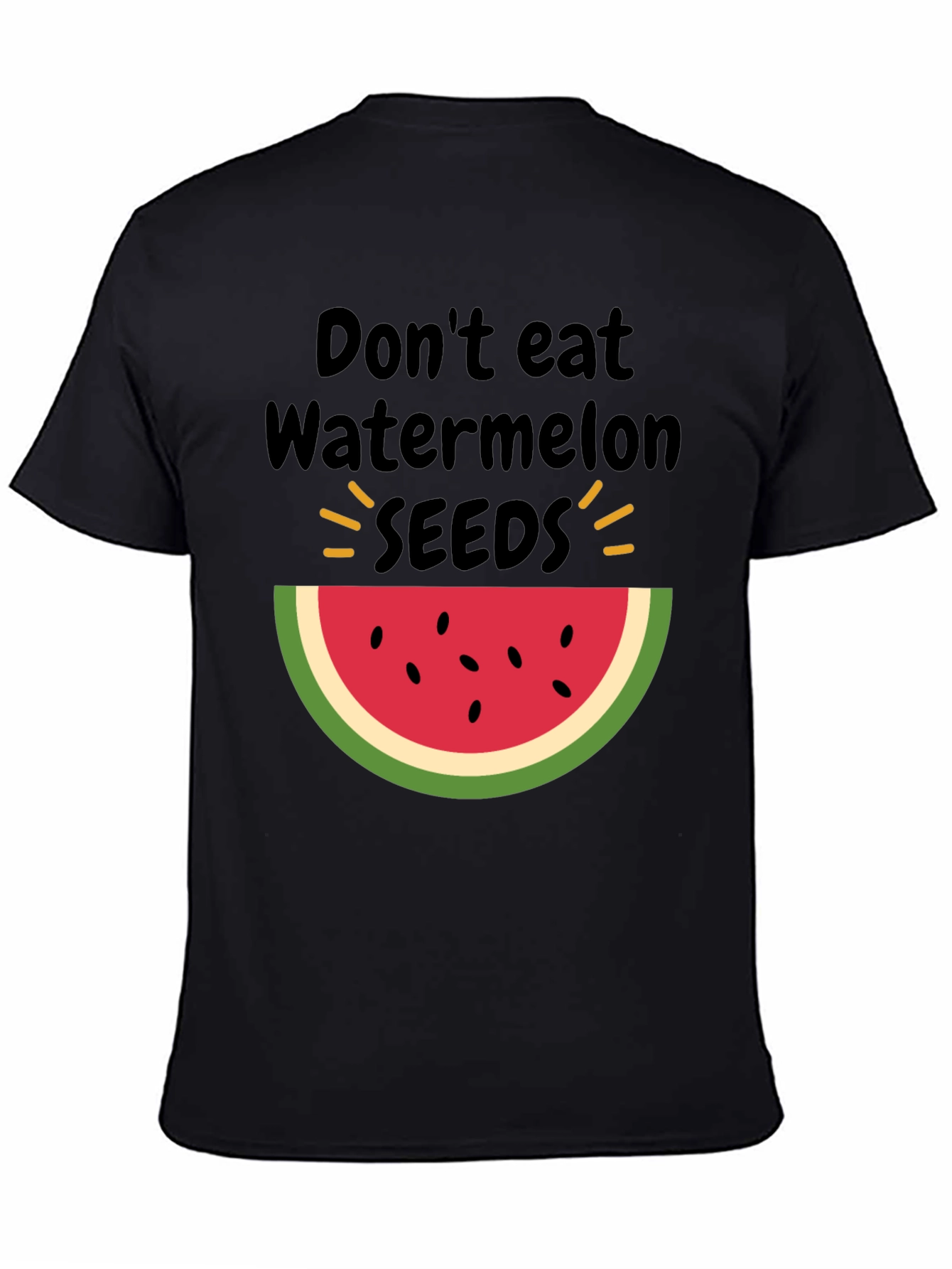Funny Watermelon Seeds Graphic Tee