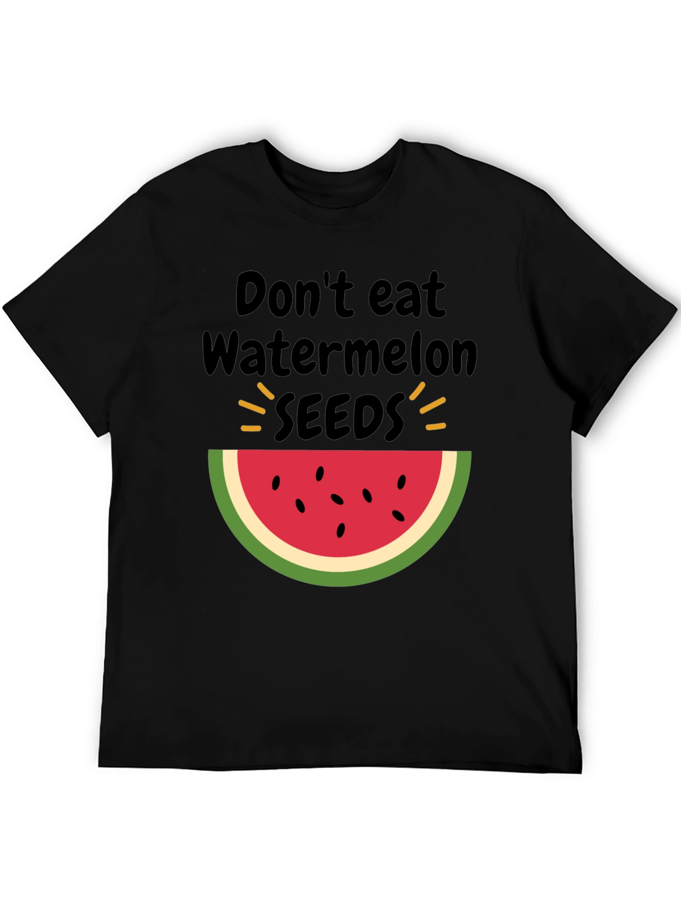 Funny Watermelon Seeds Graphic Tee