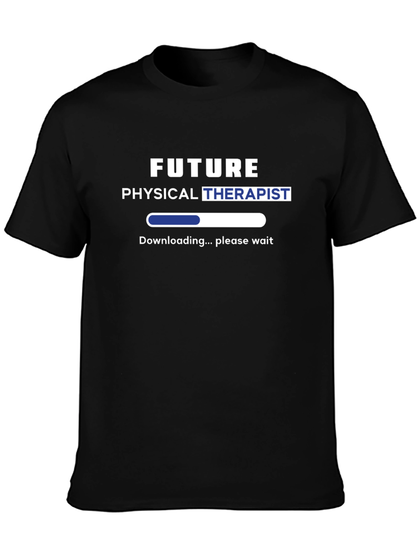 Future Physical Therapist Loading T-Shirt - Black