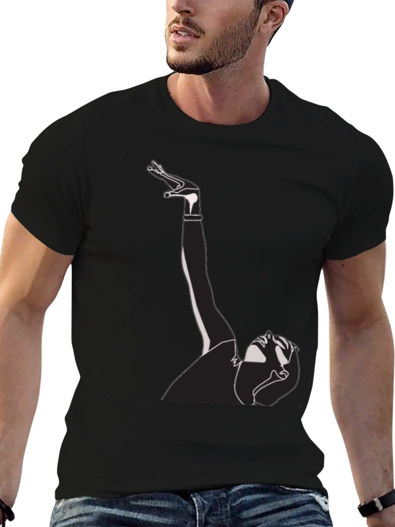 Abstract Dancer Graphic T-Shirt - Modern Streetwear