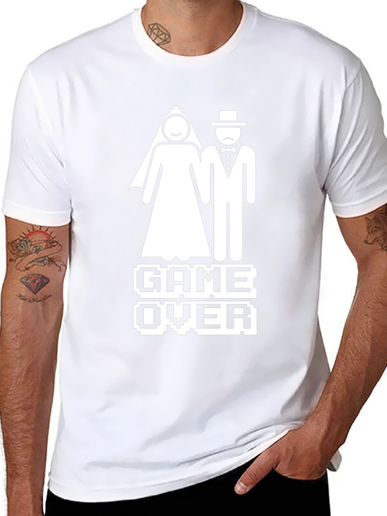 Game Over Wedding Humor T-Shirt