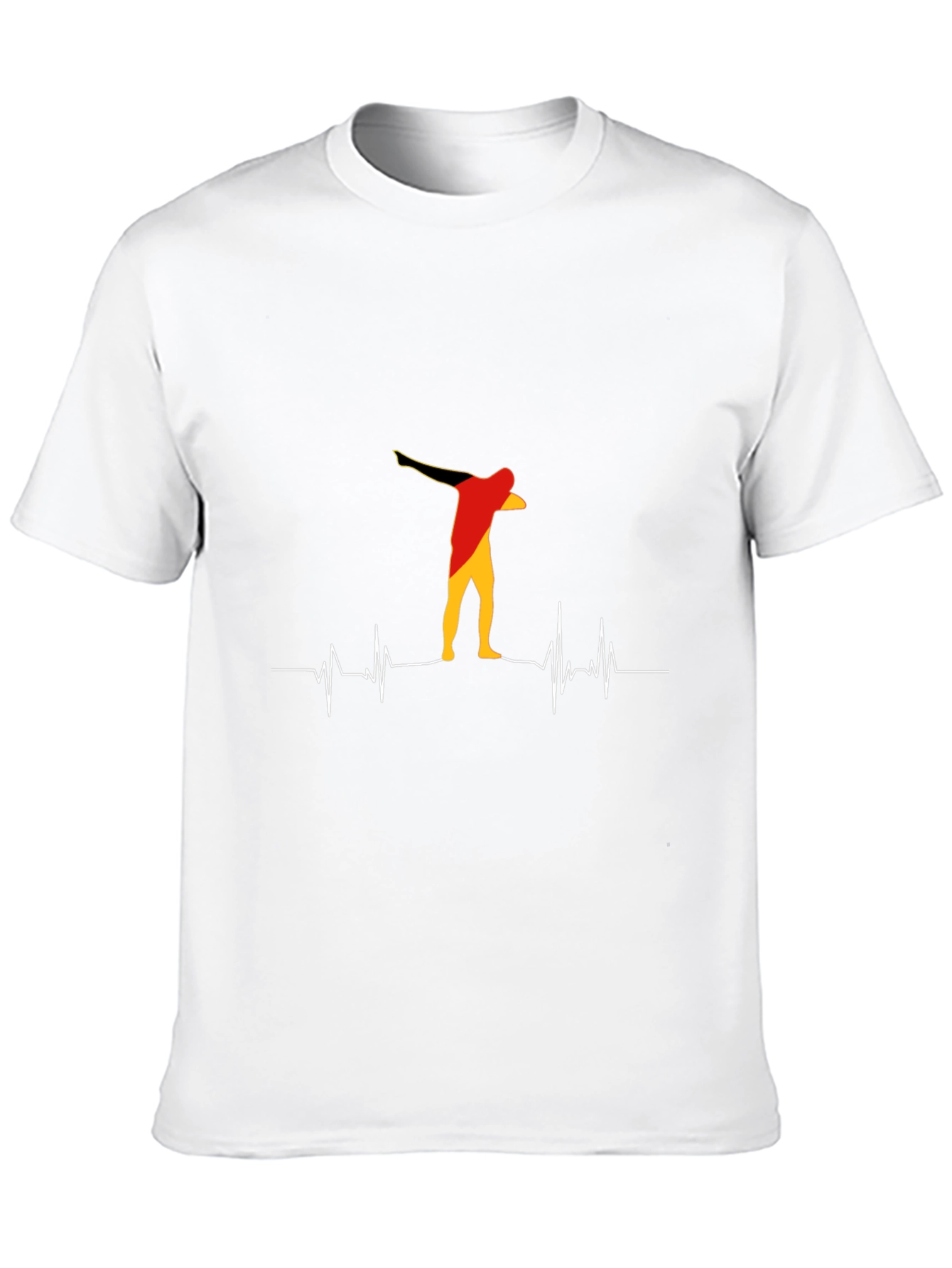Germany Heartbeat T-Shirt - Dab Silhouette Tee