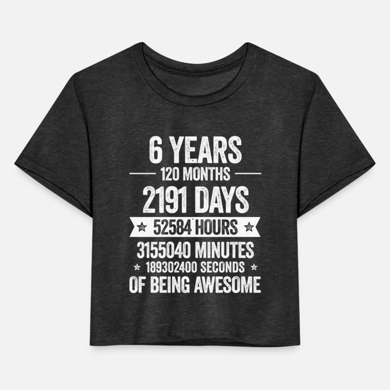 6 Years of Being Awesome Birthday 6 Bday