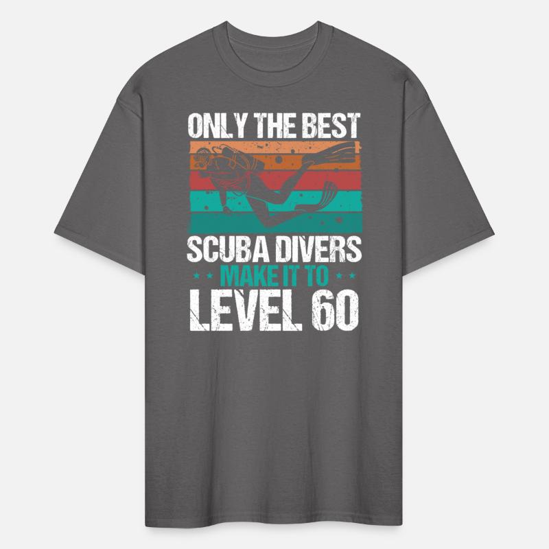 60 Scuba Diving Level 60 Year Diver Snorkeling