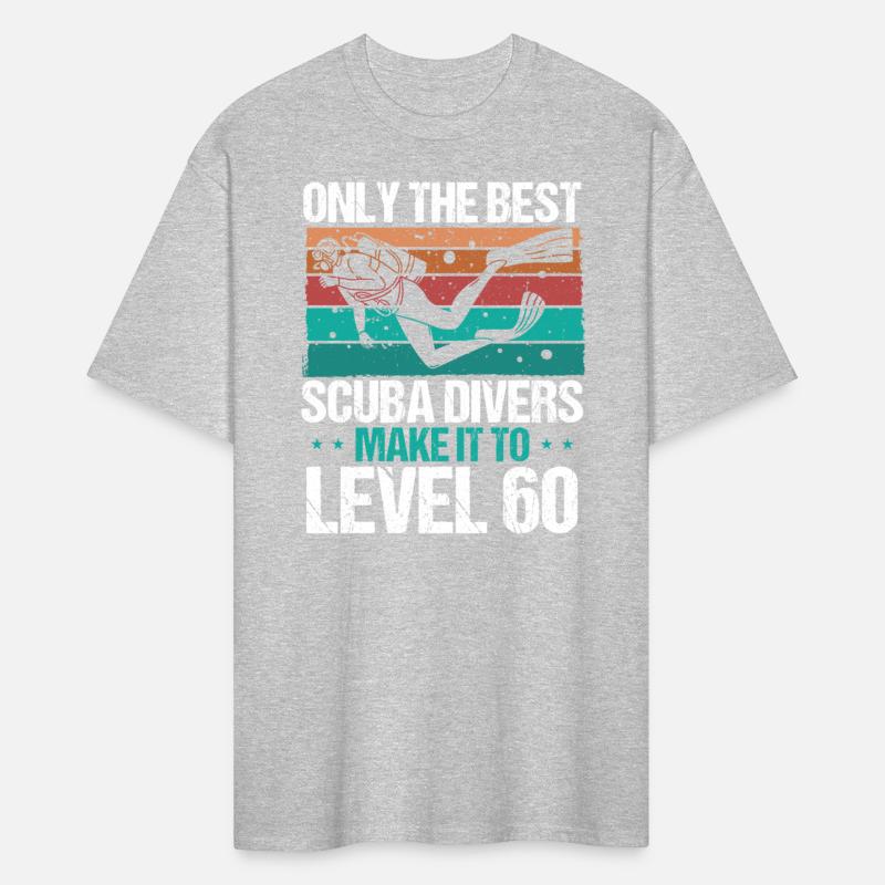 60 Scuba Diving Level 60 Year Diver Snorkeling