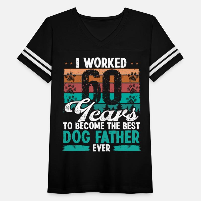 60 Year Old Best Dog Father 60 Birthday Dog Dad