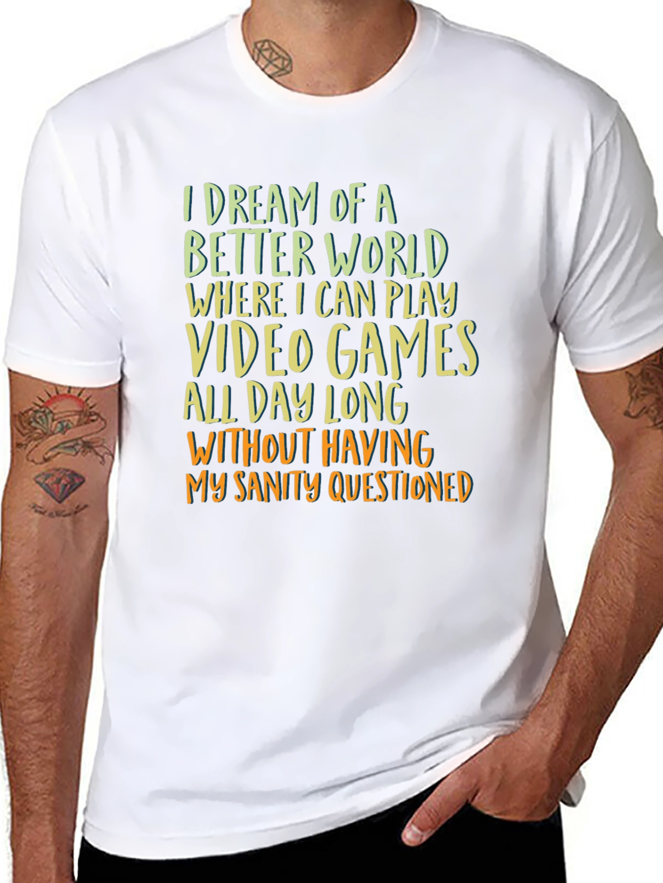 Gamer T-Shirt: Dream of Video Games