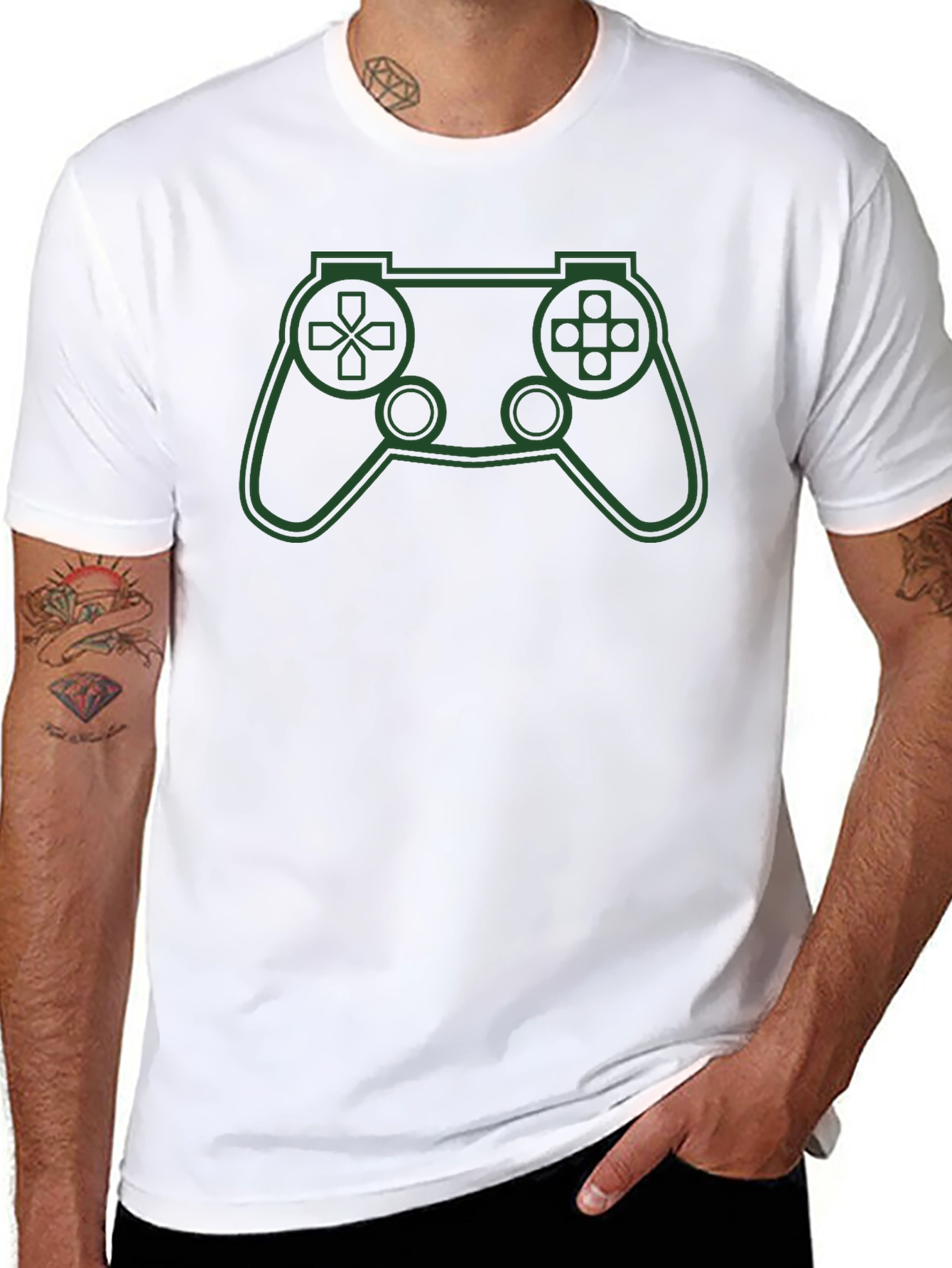 Gamer Style T-Shirt - Controller Graphic Tee