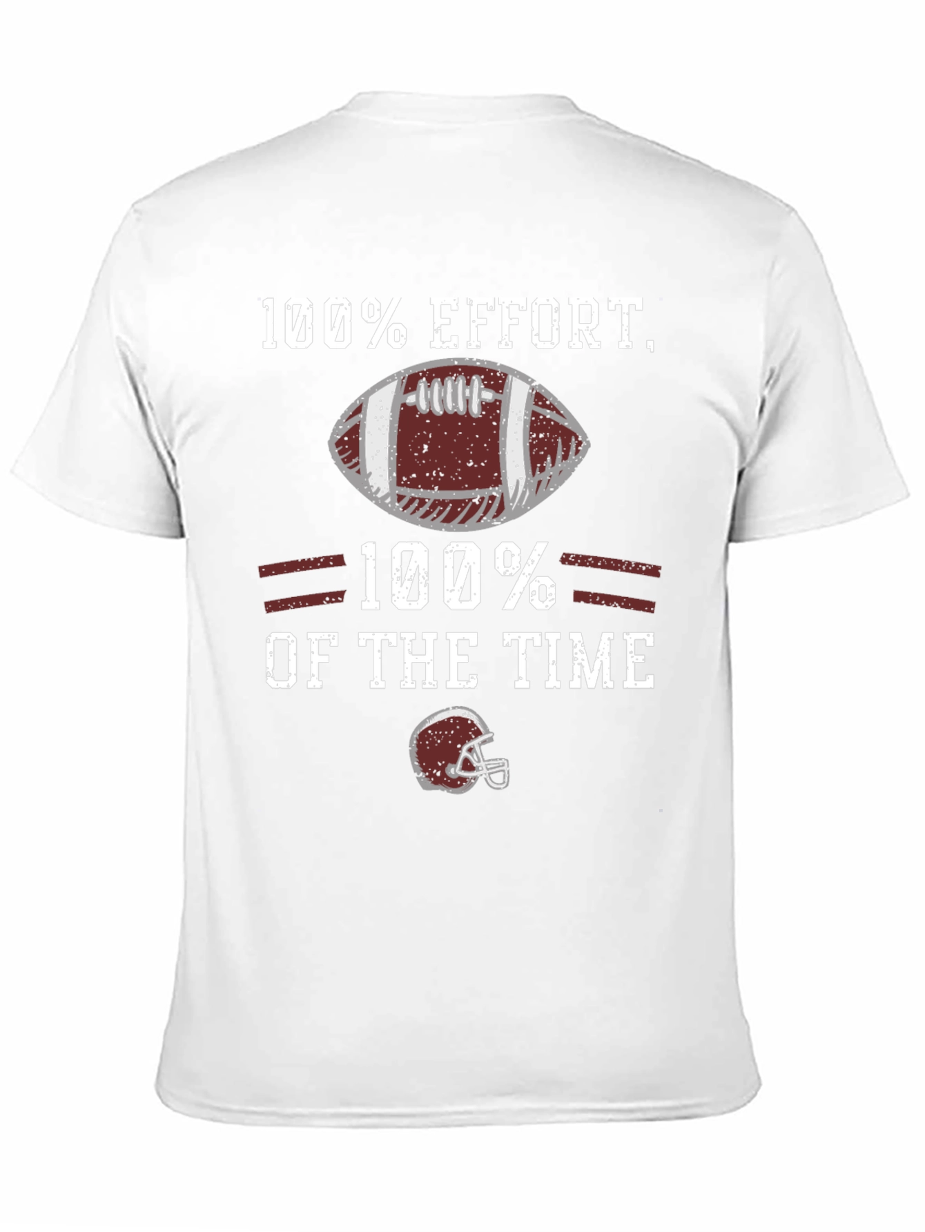 100% Effort Football Graphic T-Shirt