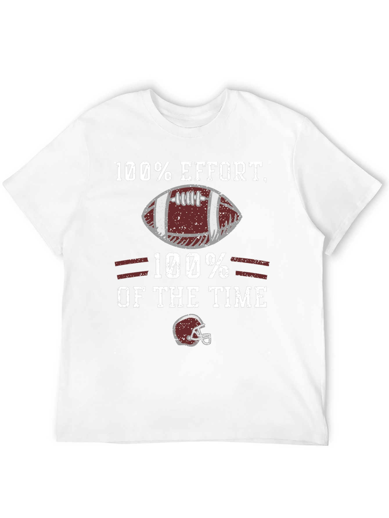 100% Effort Football Graphic T-Shirt