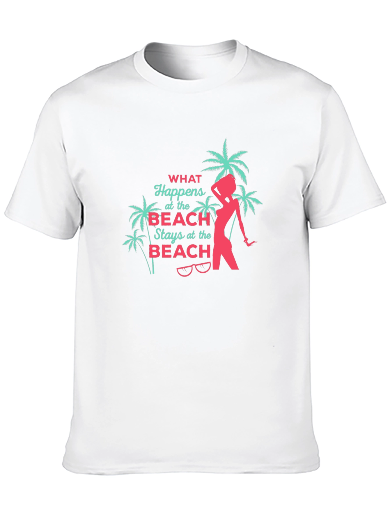 Beach Vibes Black T-Shirt