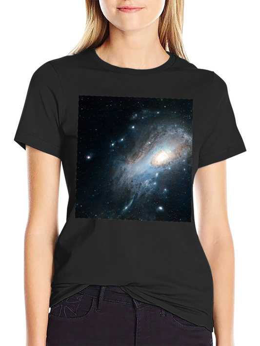 Galaxy Print Black T-Shirt