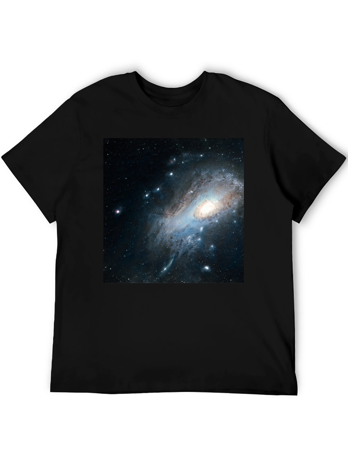 Galaxy Print Black T-Shirt