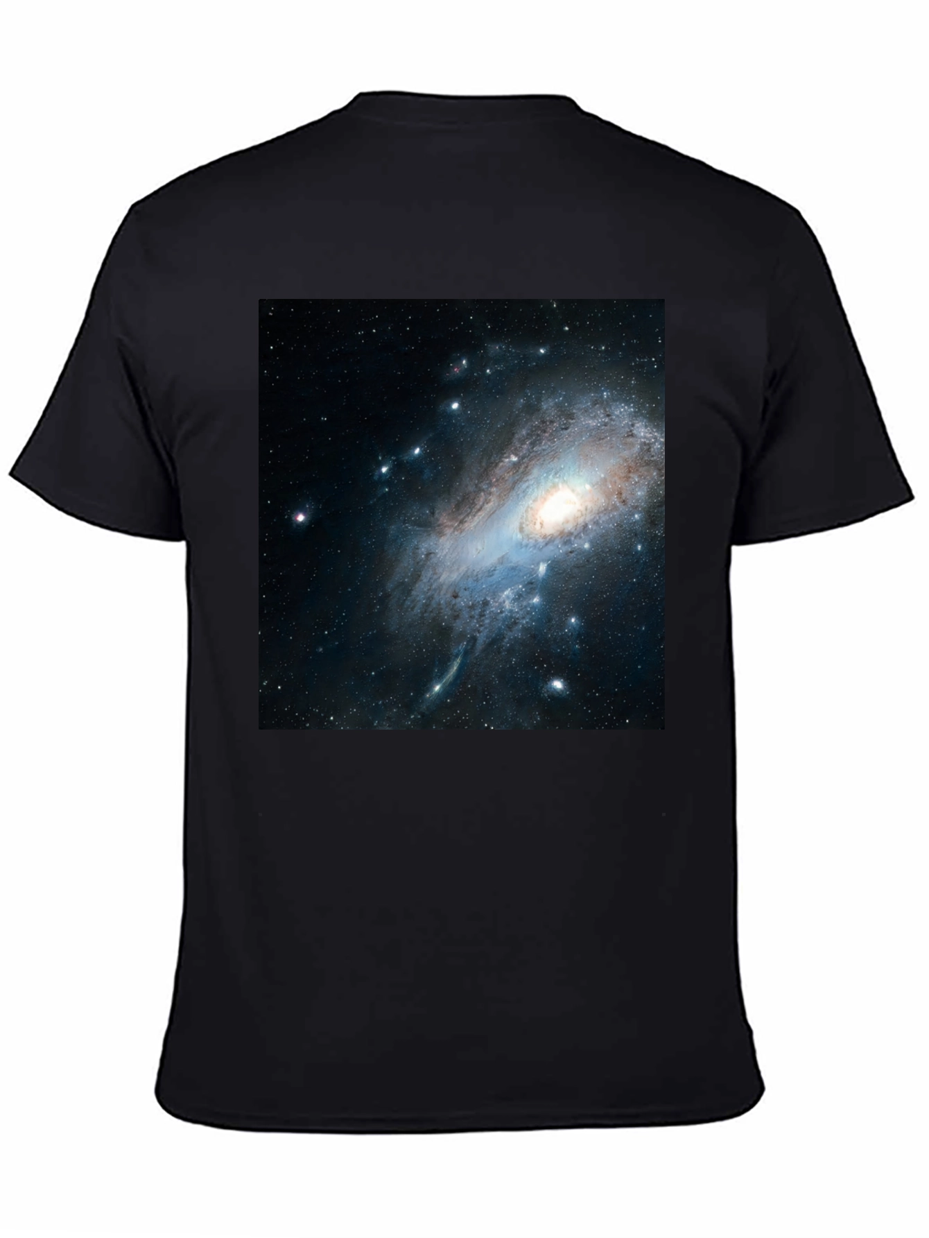 Galaxy Print Black T-Shirt