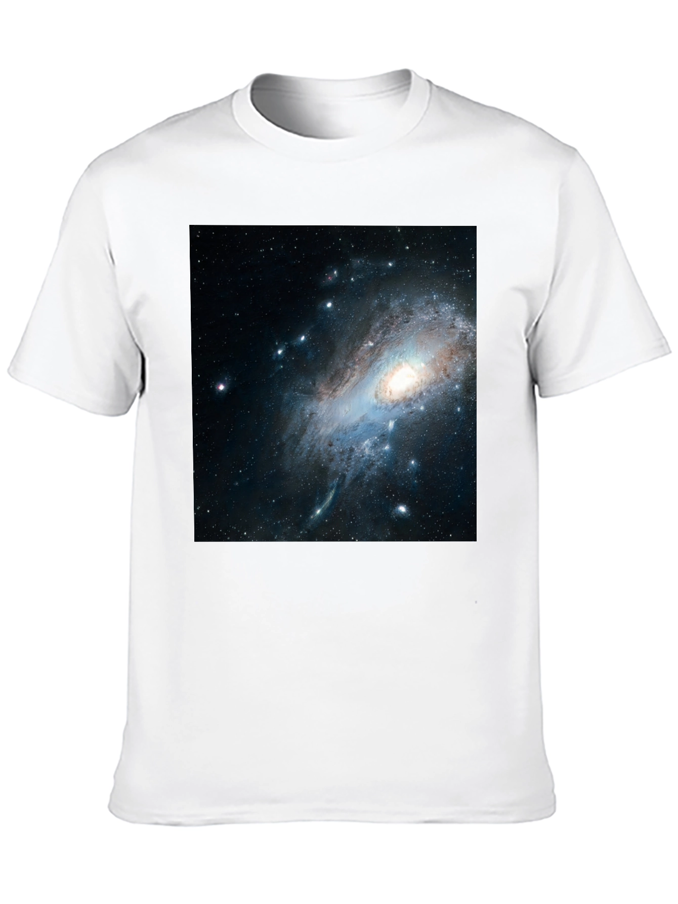 Galaxy Print Black T-Shirt