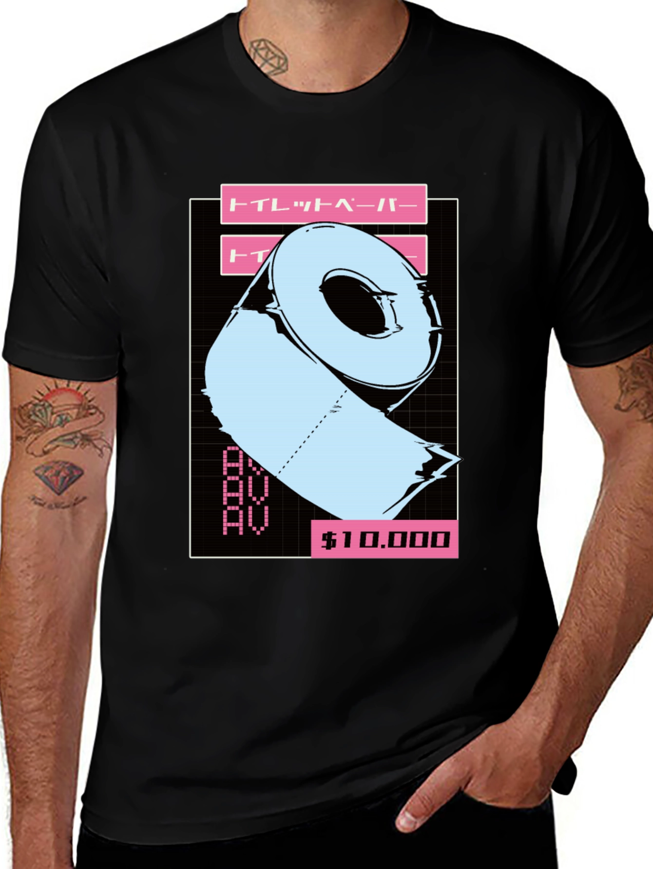 Aesthetic Toilet Paper Graphic Tee