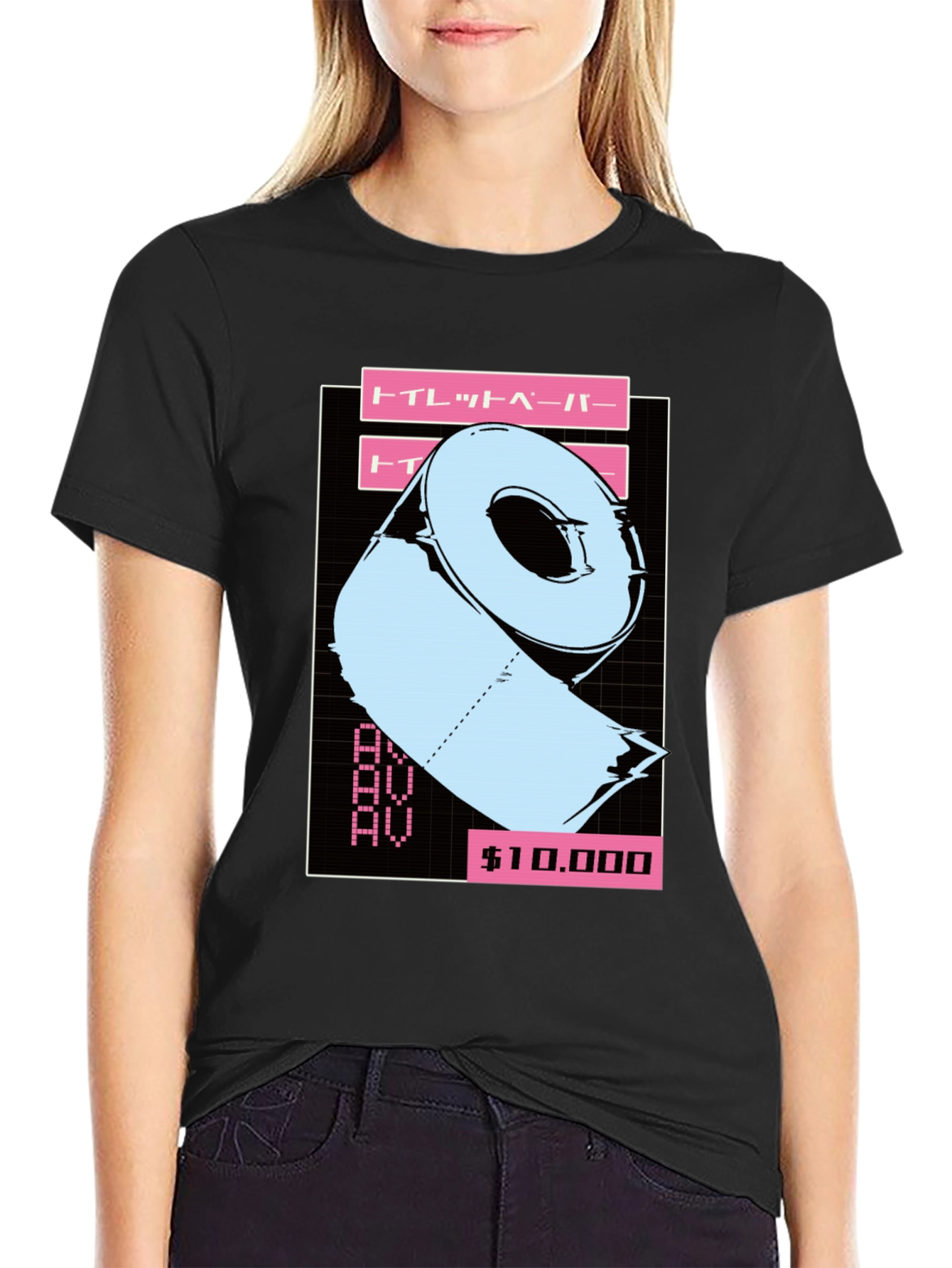 Aesthetic Toilet Paper Graphic Tee