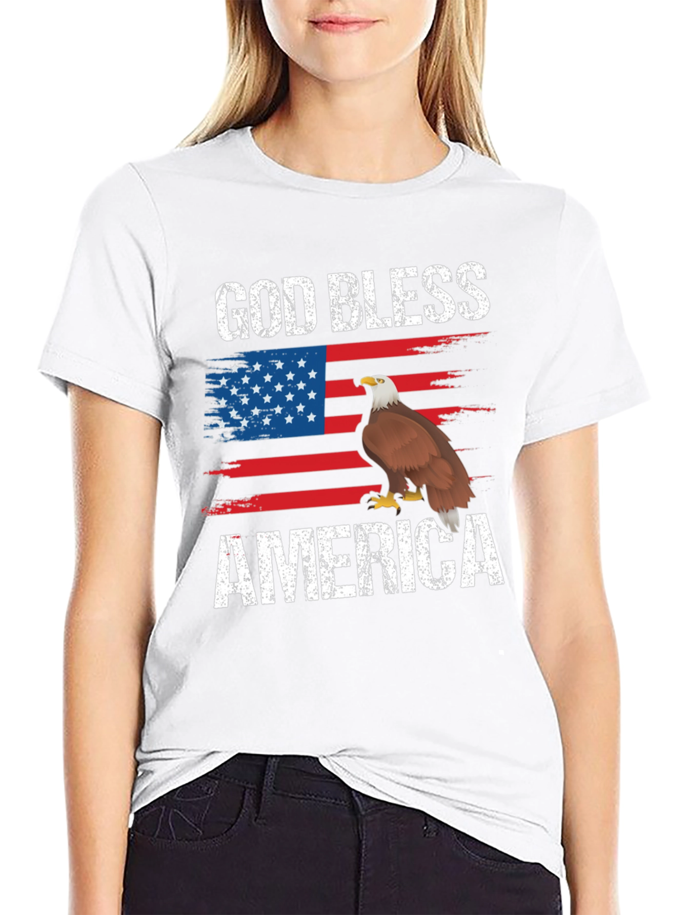 God Bless America Eagle T-Shirt