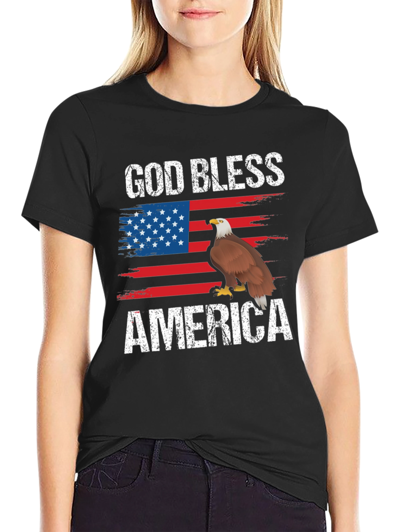 God Bless America Eagle T-Shirt